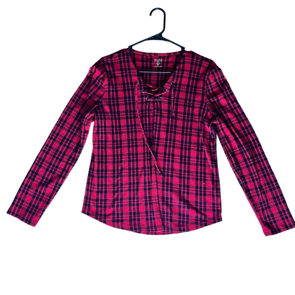 Ruff Hewn Plaid Long Sleeve Women’s Shirt